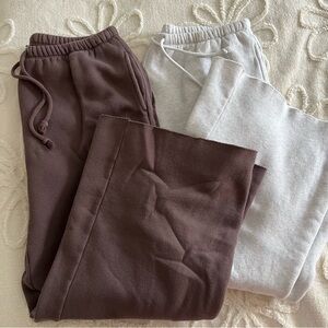 Wide leg set of 2 Sweatpants